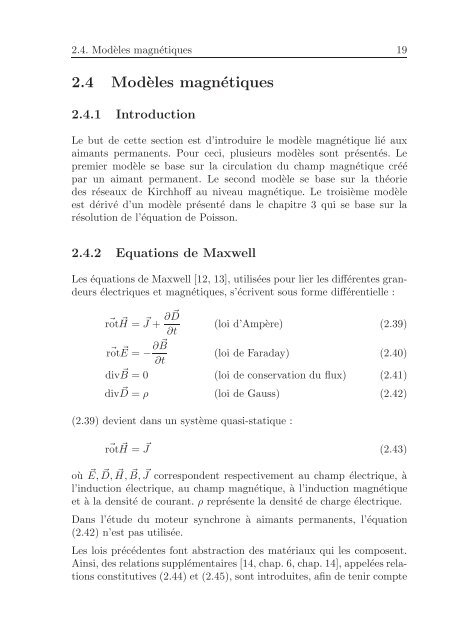 Modélisation analytique multiphysique pour la conception optimale ...