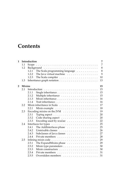 COMPILING SCALA FOR THE JAVA VIRTUAL MACHINE - EPFL