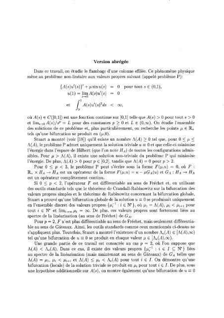 a singular nonlinear eigenvalue problem: bifurcation in non ... - EPFL