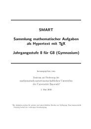 SMART Sammlung mathematischer Aufgaben als Hypertext mit TEX ...