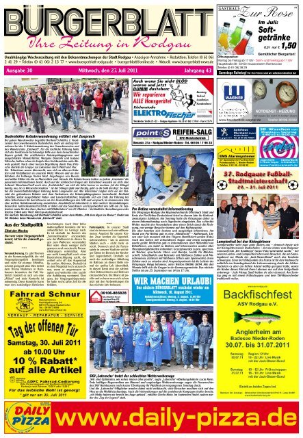 Ausgabe 3011.pdf - Ihre Zeitung im Rodgau