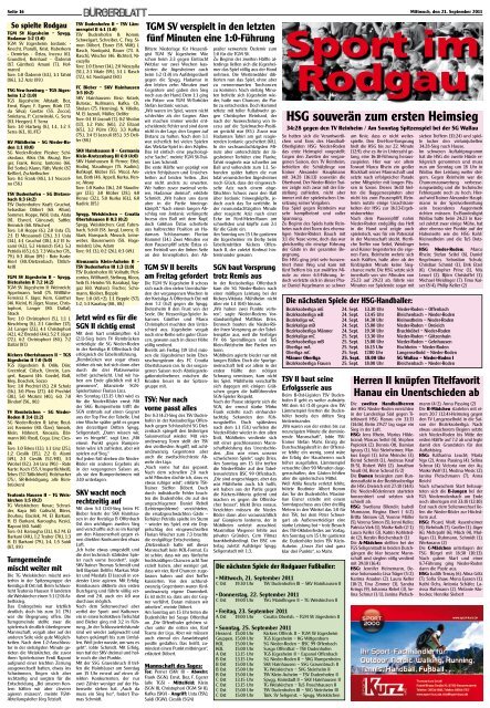 Ausgabe 3811.pdf - Ihre Zeitung im Rodgau