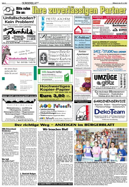 Ausgabe 2611.pdf - Ihre Zeitung im Rodgau