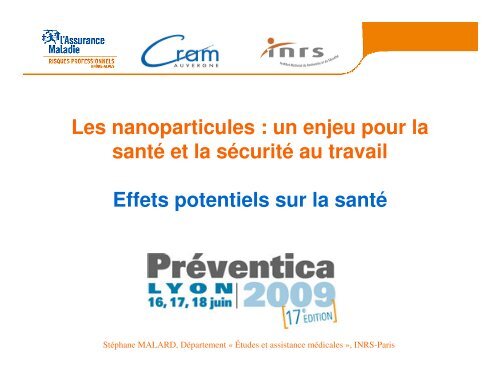 Les nanoparticules - Carsat