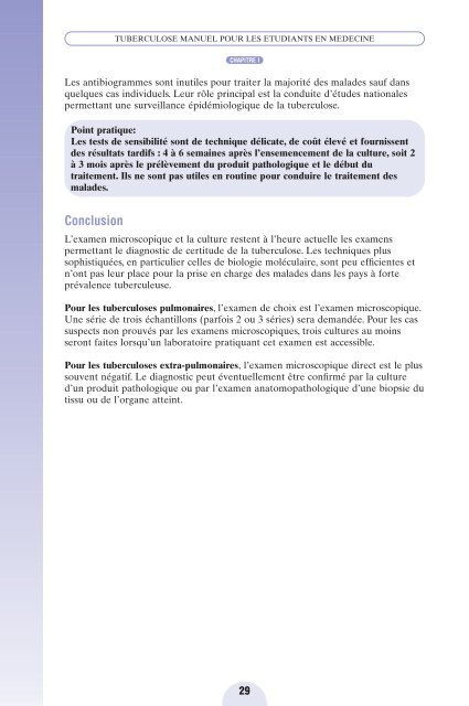 TUBERCULOSE Manuel pour les Etudiants en ... - Tuberculosis