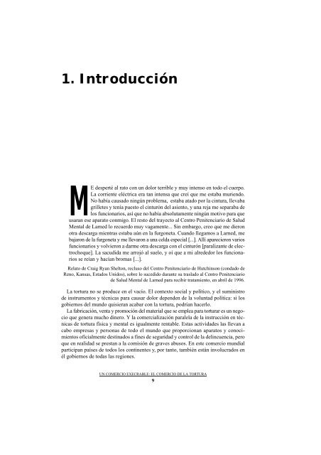 el comercio de la tortura - Cátedra Unesco de Derechos Humanos