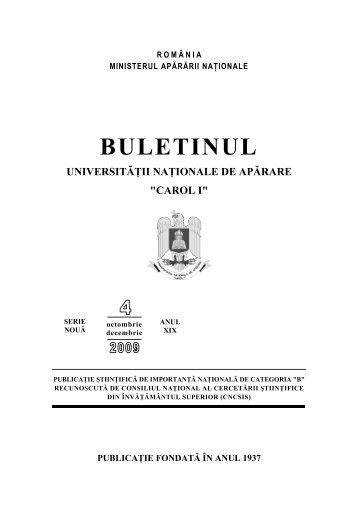 Liviu Vasile Stan - Universitatea Naţională de Apărare "Carol I"