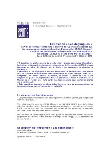 Exposition « Les déglingués - Ville de Reims