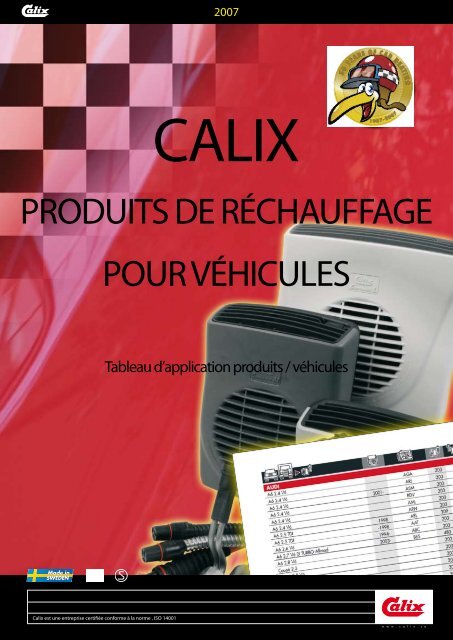 Catalogue - Rechauffeur moteur