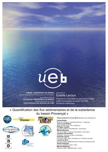 Quantification des flux sédimentaires et de la subsidence du bassin ...