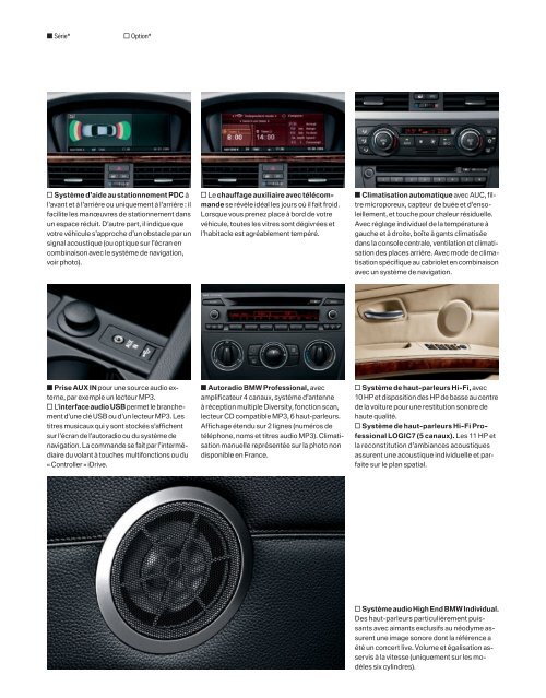 Téléchargement Catalogue Série 3 Cabriolet (PDF) - Bmw