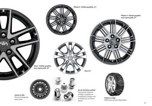 Brochure accessoires Auris