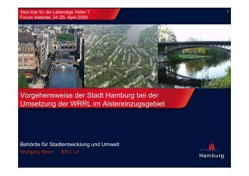 Vorgehensweise der Stadt Hamburg - Meier - BUND Hamburg