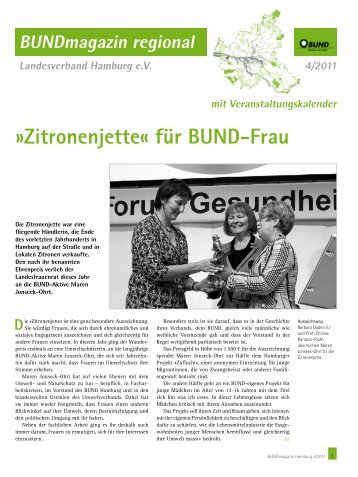 BUNDmagazin, Ausgabe 04/2011 - BUND Hamburg