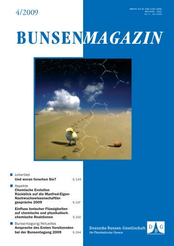 BuMa_2009_04 - Deutsche Bunsengesellschaft für Physikalische ...