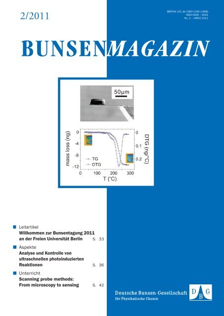 BuMa_2011_02 - Deutsche Bunsengesellschaft für Physikalische ...