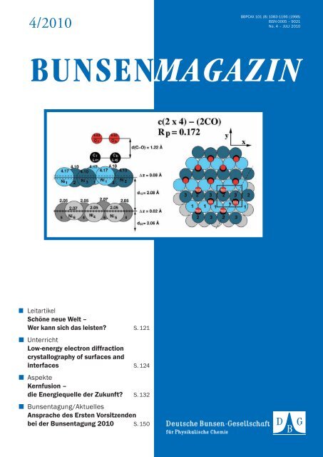 BuMa_2010_04 - Deutsche Bunsengesellschaft für Physikalische ...