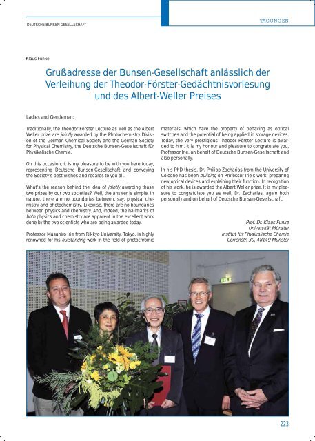BuMa_2008_06 - Deutsche Bunsengesellschaft für Physikalische ...