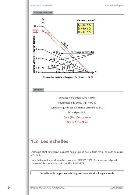 LECTURE DE PLANS ET MÉTRÉ - FFC