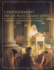 L'enseignement, pas de plus grand appel - Eglise de Jésus-Christ ...