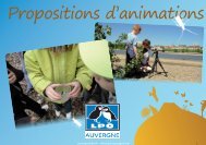 Brochure des propositions d'animations ... - Lpo Auvergne