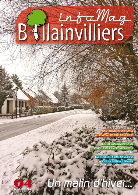 Un matin d'hiver… - Mairie de Ballainvilliers