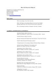 Curriculum Vitae - Baylor University