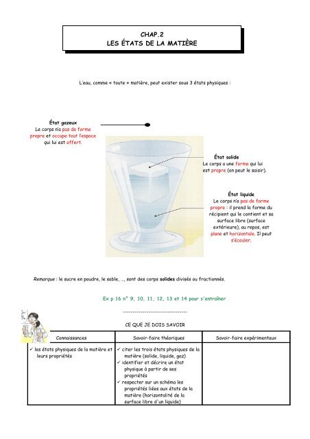 TP de chimie n° 1 : Test de reconnaissance de l'eau