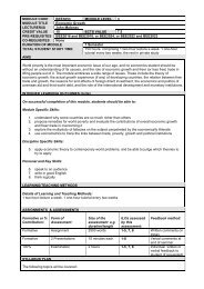 MODULE CODE BEE3053 MODULE LEVEL 3 MODULE TITLE ...