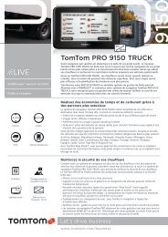 TomTom PRO 9150 TRUCK - TomTom Business Solutions
