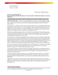 JD Power Asia Pacific Reports - JD Power and Associates