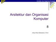 Arsitektur dan Organisasi Komputer