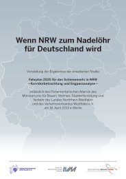 Wenn NRW zum Nadelöhr für Deutschland wird - Der neue ...