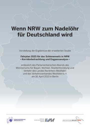 Wenn NRW zum Nadelöhr für Deutschland wird - Der neue ...