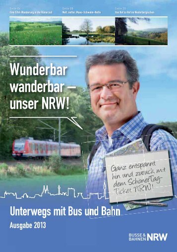 Wunderbar wanderbar - Fachportal "Der neue Nahverkehr in NRW"