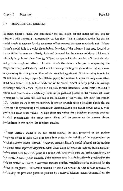 the effect of the particle size distribution on non-newtonian turbulent ...