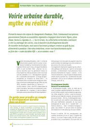 Voirie durable, mythe ou réalité? - Certu