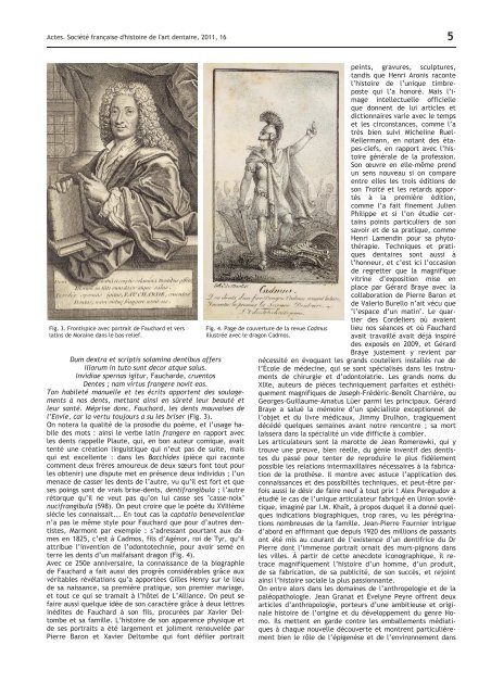 Société française d'histoire de l'art dentaire - Bibliothèque ...