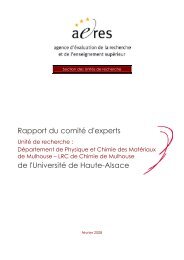 Département de Physique et Chimie des Matériaux LRC ... - Aeres