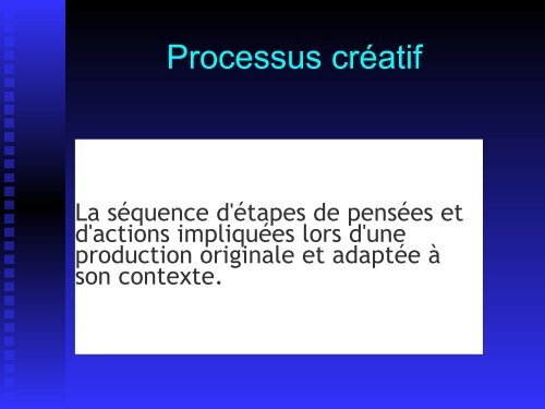 Les ressorts psychologiques de la créativité - BCGE