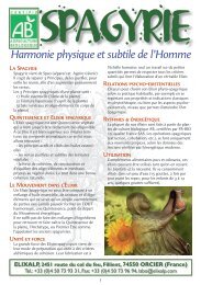 gamme complète d'Elixirs végétaux - Elixalp