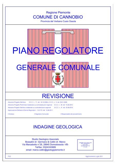 Revisione_luglio_2011_ex officio.pdf - Comune di Cannobio
