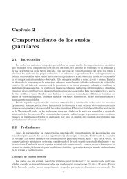 Comportamiento de los suelos granulares