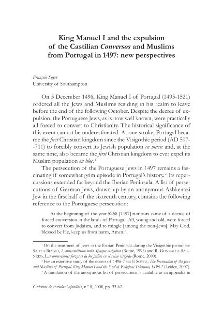 Pagina 1-28.qxd - Cátedra de Estudos Sefarditas "Alberto Benveniste"