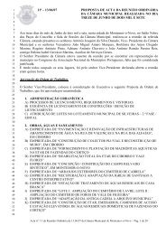 11ª – 13/06/07 proposta de acta da reunião ordinária da câmara ...