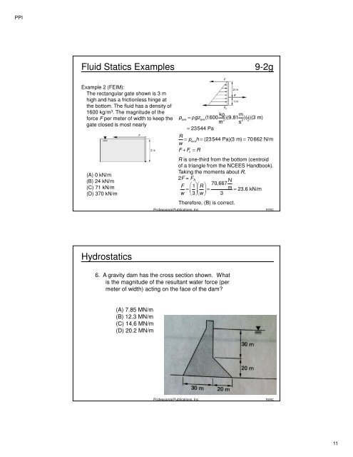 Fluid Mechanics FE Review Fluid Mechanics FE ... - Inside Mines