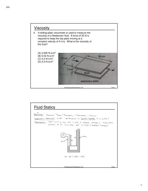 Fluid Mechanics FE Review Fluid Mechanics FE ... - Inside Mines