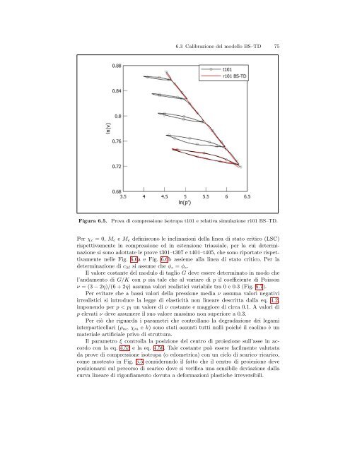 Nella Fig. 6.2 sono riportati i risultati delle prove triassiali ... - Padis