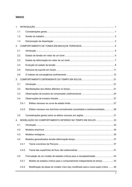 Modelação dos efeitos viscosos no comportamento de túneis em ...