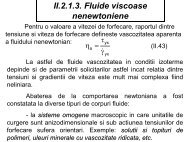 II.2.1.3. Fluide viscoase nenewtoniene